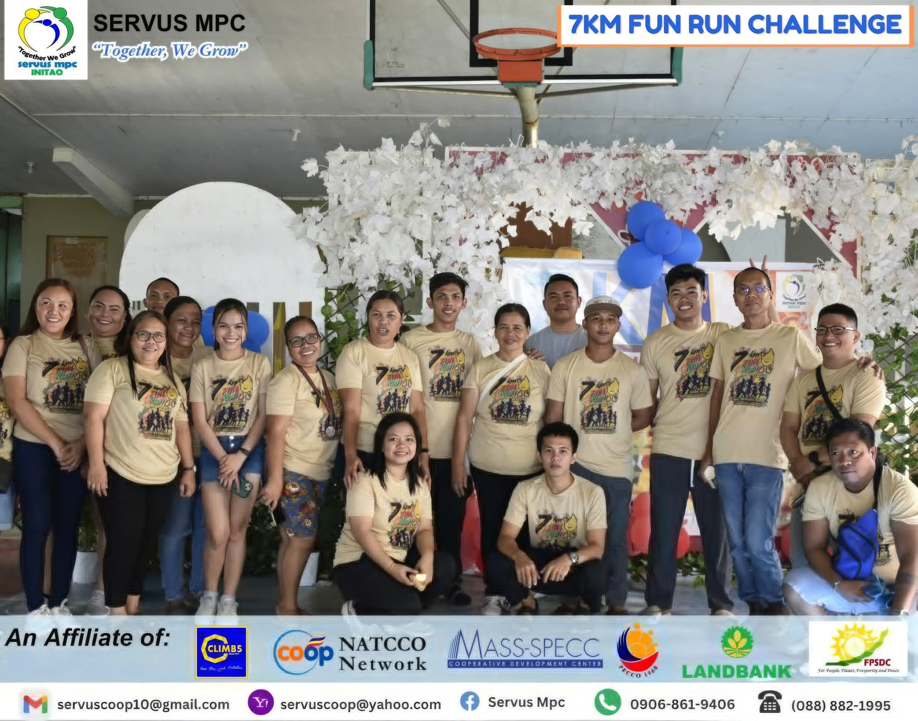 Servus MPC Initao members and staff at community events